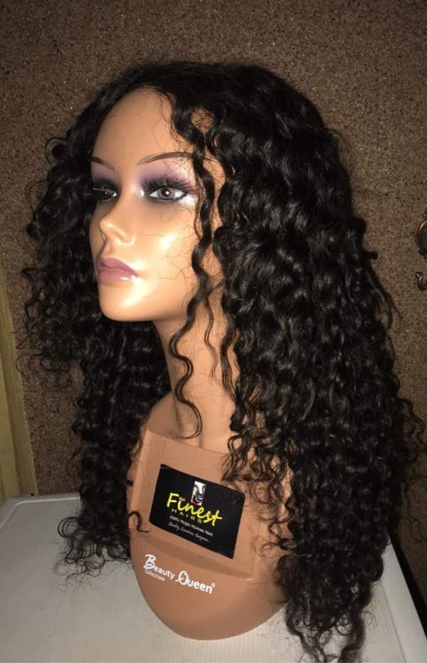 Mink Deep Waves Hair Wig + 14" Closure - Image 2
