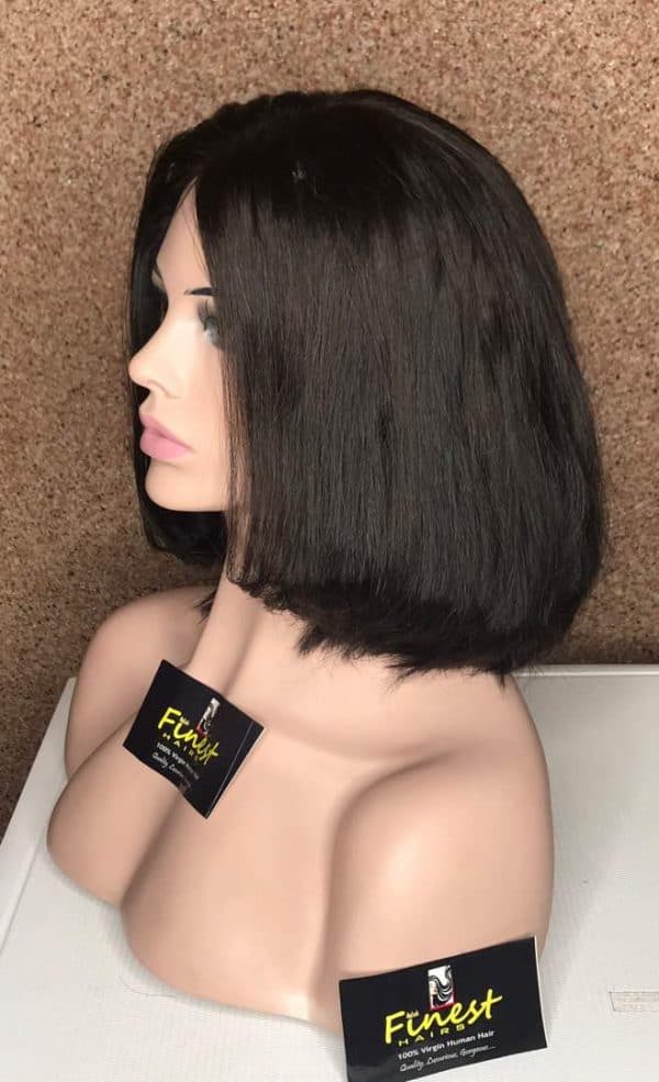 10” Luxury Straight Bob Wig - Image 4