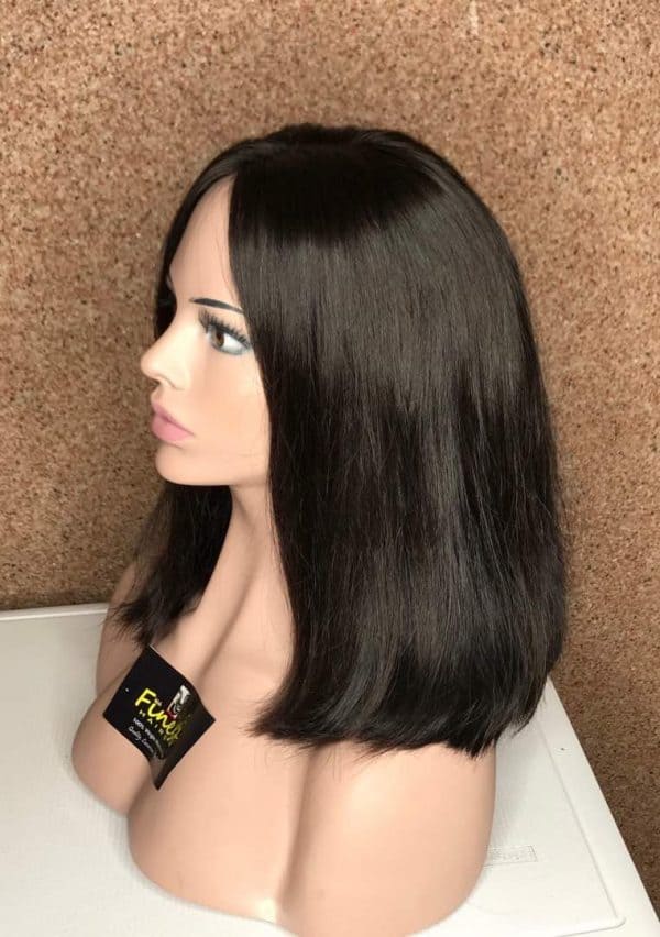 12" Luxury Straight Bob Hair Wig - Image 2