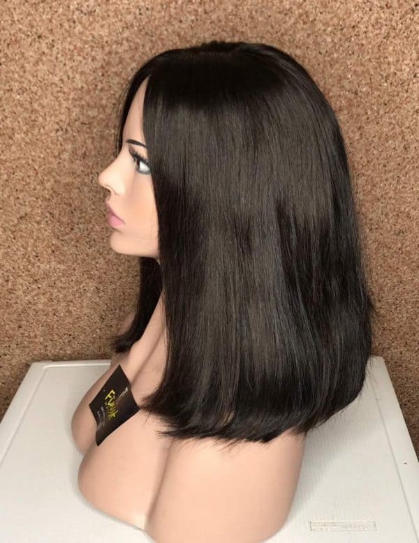 12" Luxury Straight Bob Hair Wig - Image 3