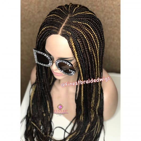 NENGI Braided Wig (3-color Highlights) - Image 4