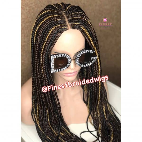 NENGI Braided Wig (3-color Highlights) - Image 3