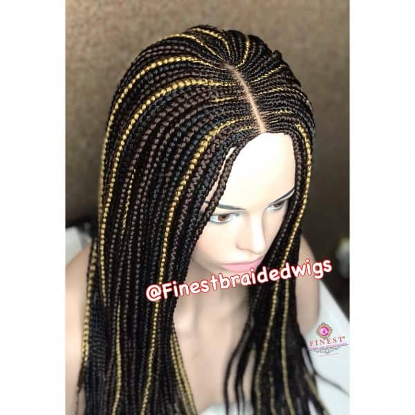 NENGI Braided Wig (3-color Highlights) - Image 2