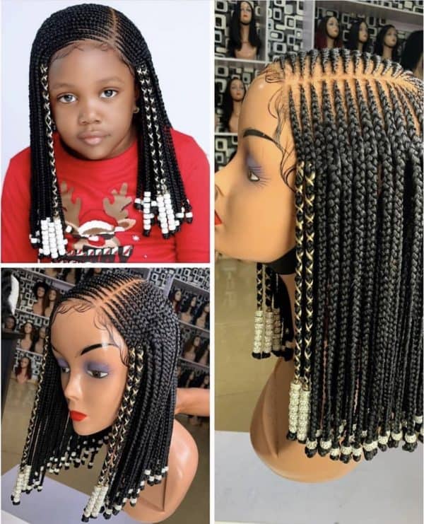 BUBE Kid’s Braided Wig