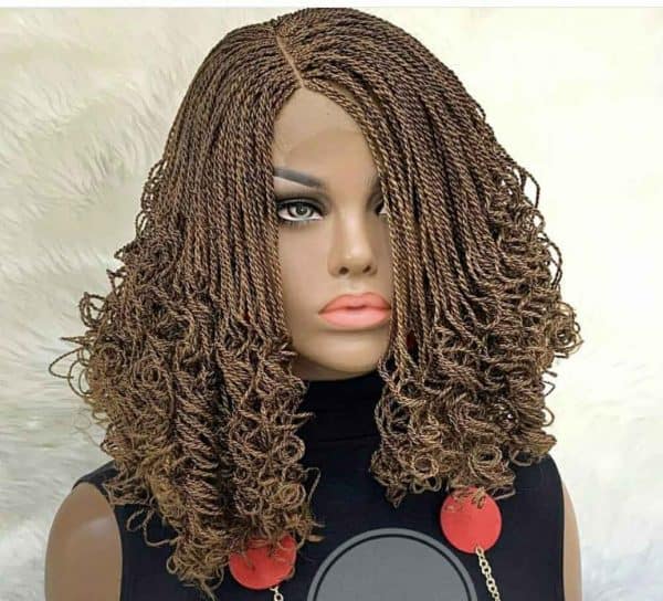 Micro- Twist Curly Braids (Closure Unit). - Image 3