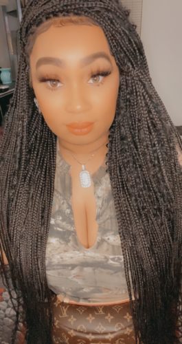 CARA Boho Triangle Knotless Braids (small) photo review