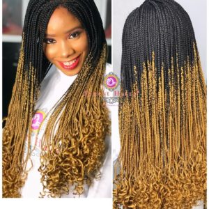 Box Braids (curly tips)